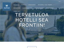 Tablet Screenshot of hotelseafront.fi